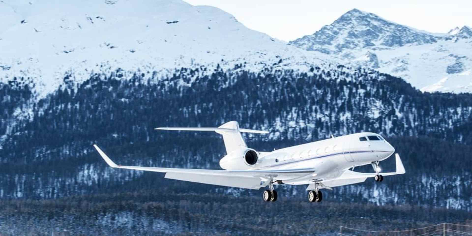 private jet french alps