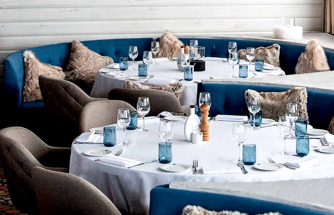 Bagatelle restaurant in Courchevel