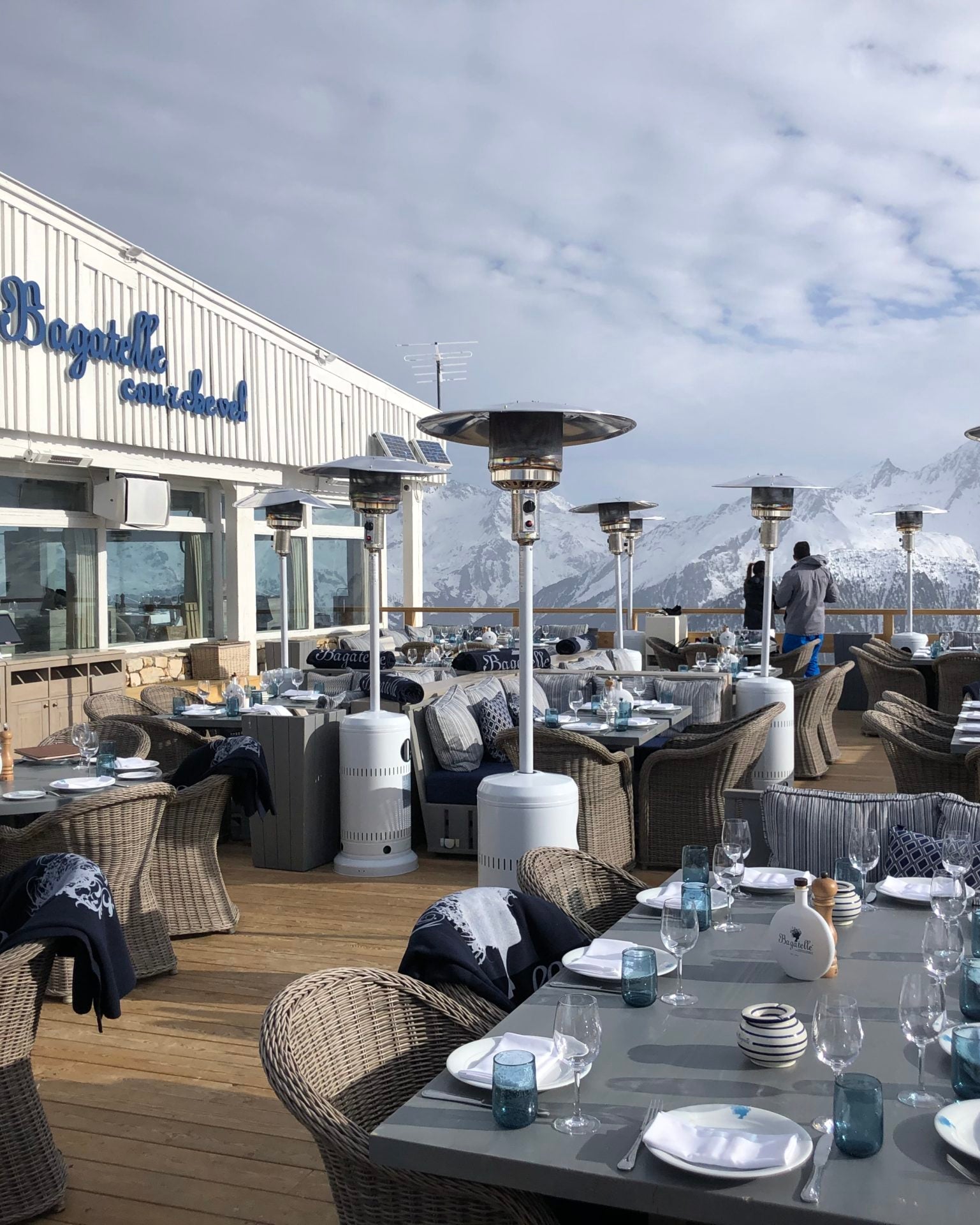 bagatelle restaurant in courchevel