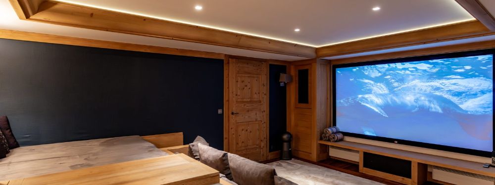 Private Cinema Room – Exclusive Entertainment in Your Méribel Chalet