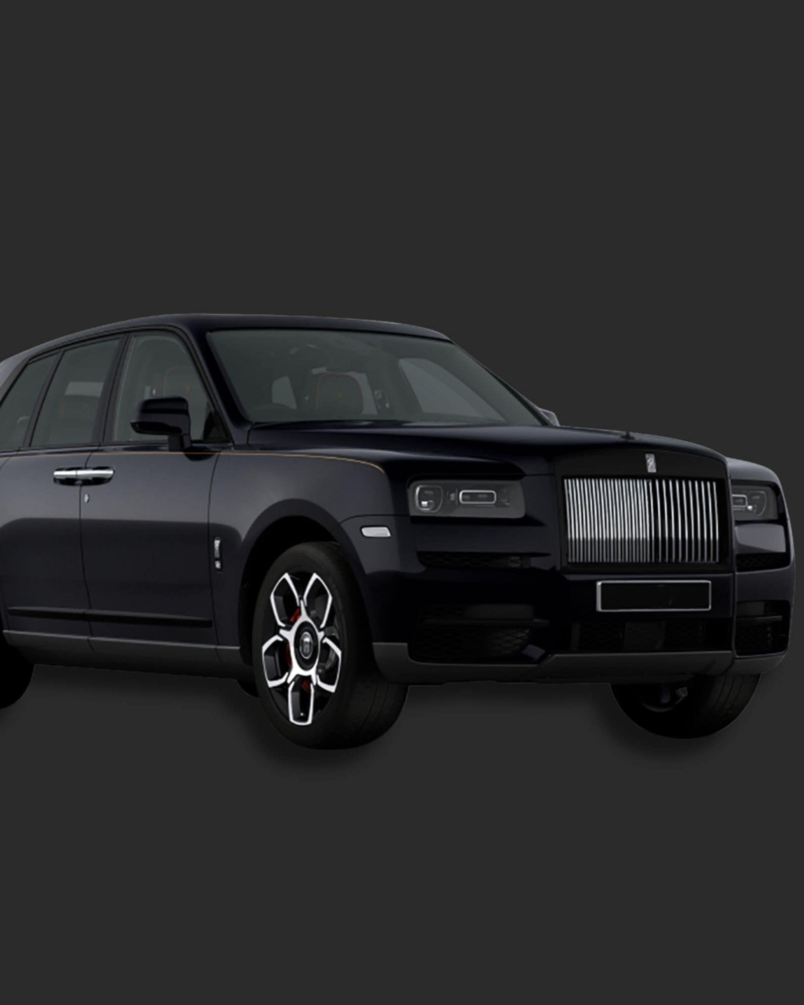 Rolls Royce Cullinan in Geneva with driver