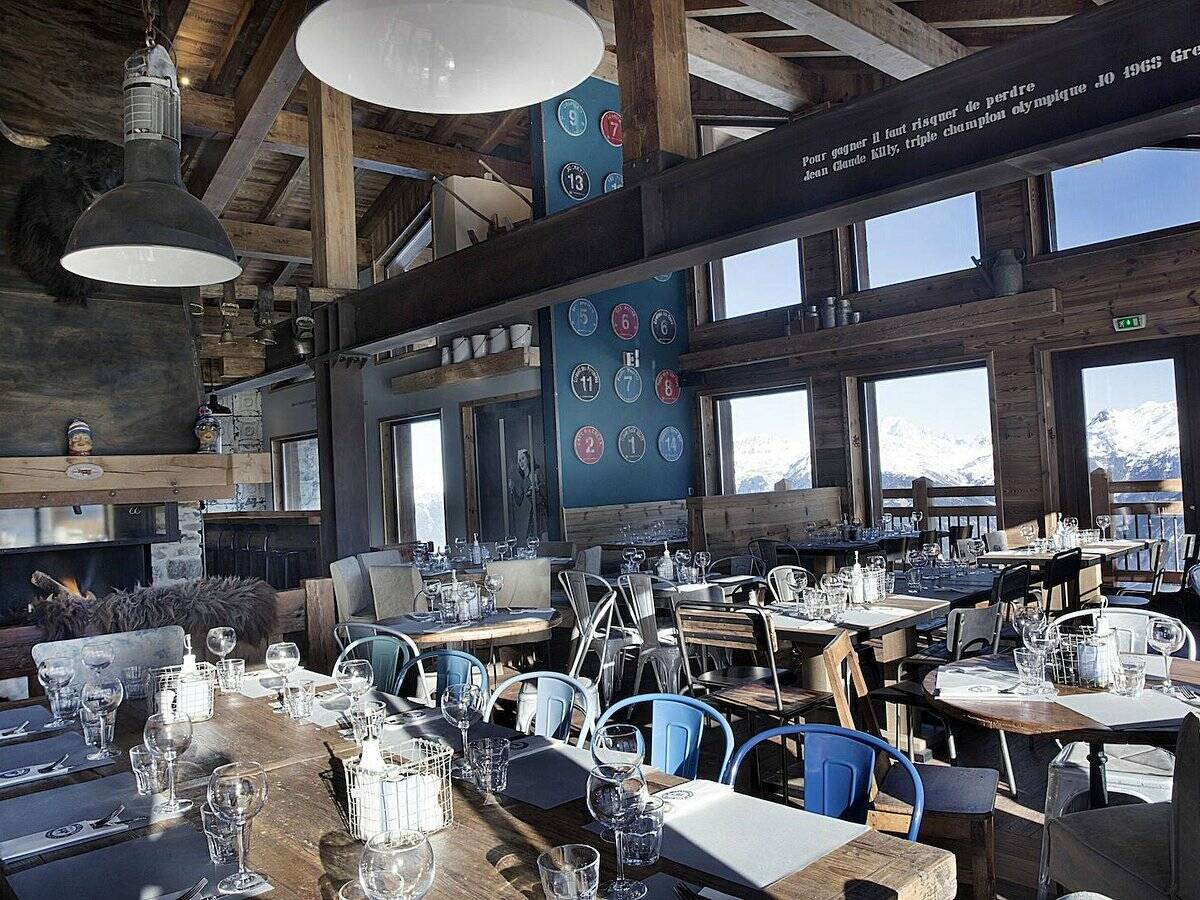 restaurant in courchevel