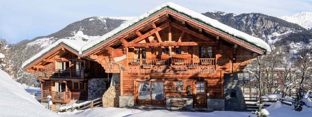 Skiing from Chalet Le 1946