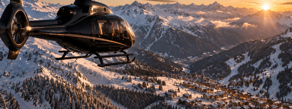 Pourquoi choisir un transfert en hélicoptère vers Courchevel ?